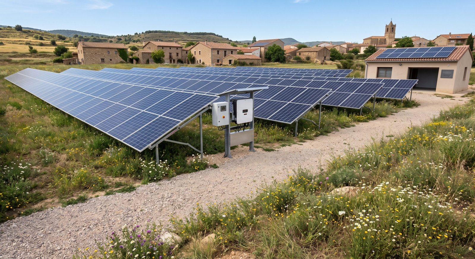 Paneles solares para generar energía limpia